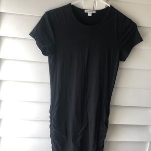 James Perse Black Cotton Maxi Dress